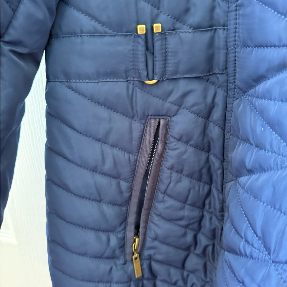 Navy Quilted Jacket - image 5